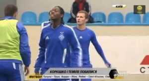 Dynamo Kiev : bagarre à l’entraînement pour le Nigérian Frank Temile