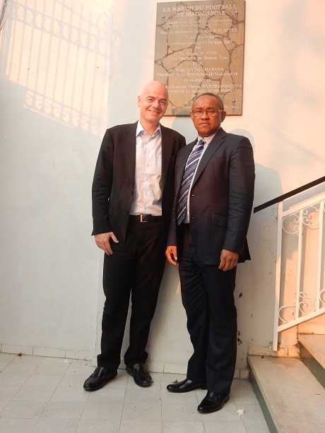 Madagascar : Infantino rend visite à la Fédération