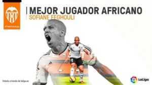 Feghouli meilleur joueur africain en Liga