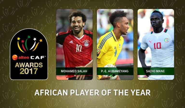 Joueur Africain de l’année : une finale Salah-Aubameyang-Mané