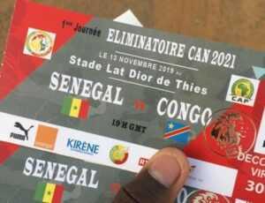 CAN 2021 (Q) : l’énorme bourde du Sénégal sur les billets contre le Congo