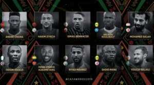 Joueur Africain de l’année : les 10 finalistes dévoilés !