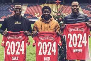 Mercato : le Red Bull Salzbourg blinde trois pépites africaines (officiel)