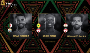 Joueur Africain de l’année : Mahrez, Mané ou Salah, verdict ce mardi !