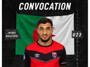 Mehdi Baaloudj convoqué avec l’équipe d’Algérie U23