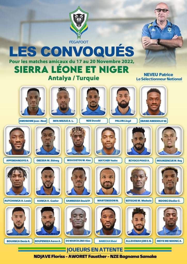 Liste Gabon