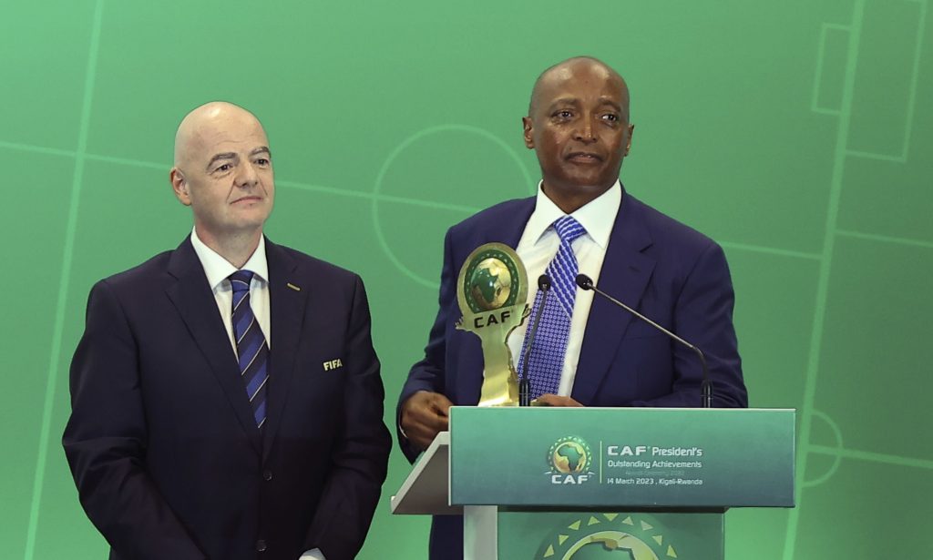 Gianni Infantino, Patrice Motsepe, CAF, FIFA