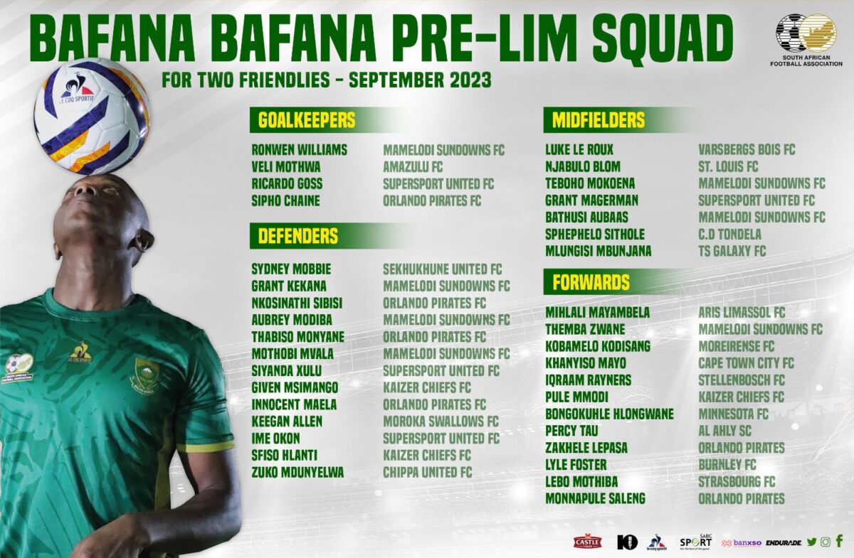 Liste Afrique du Sud