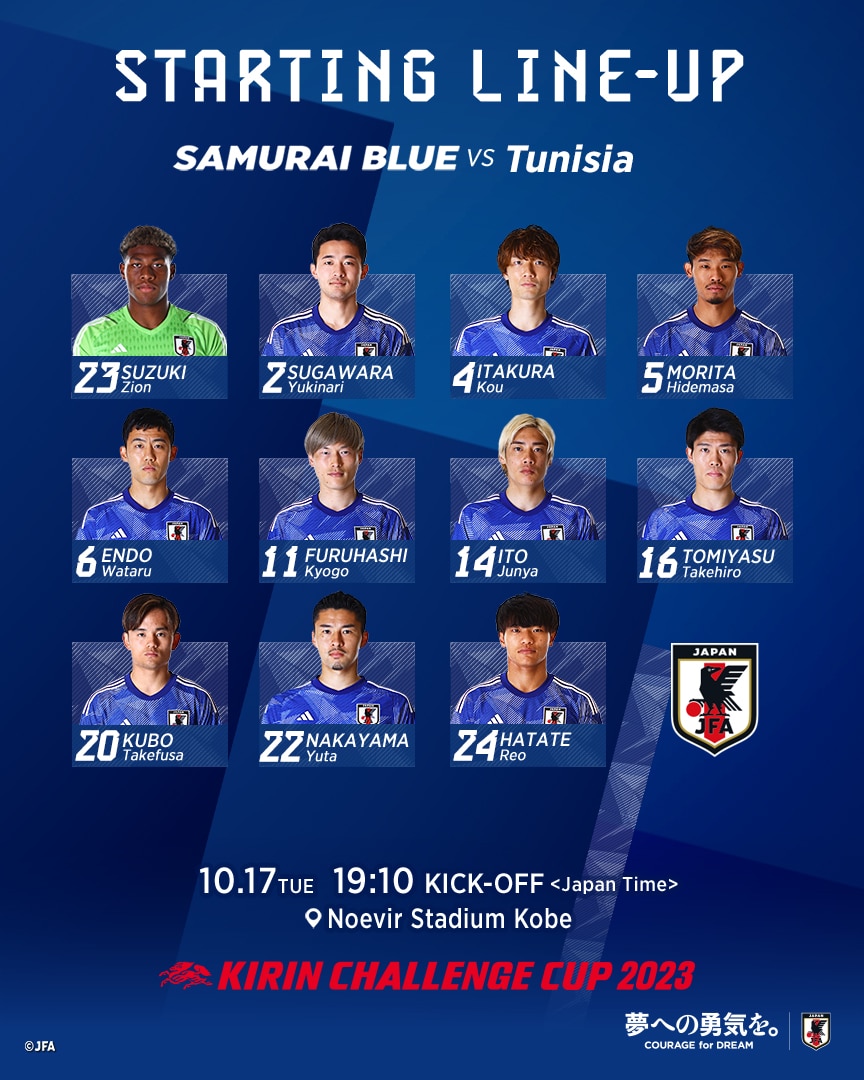 Compo Japon-Tunisie
