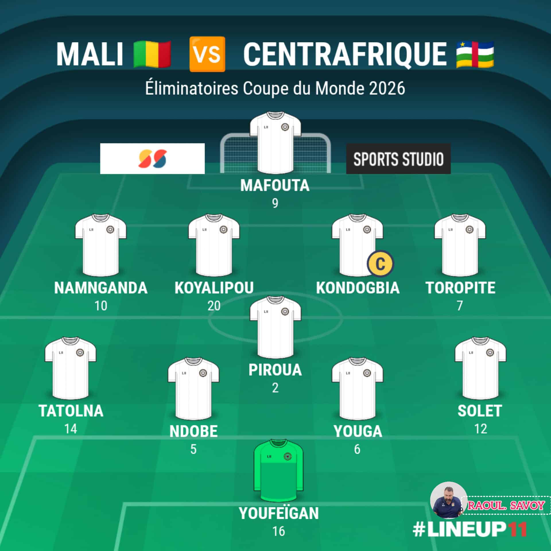 Compos Centrafrique Mali