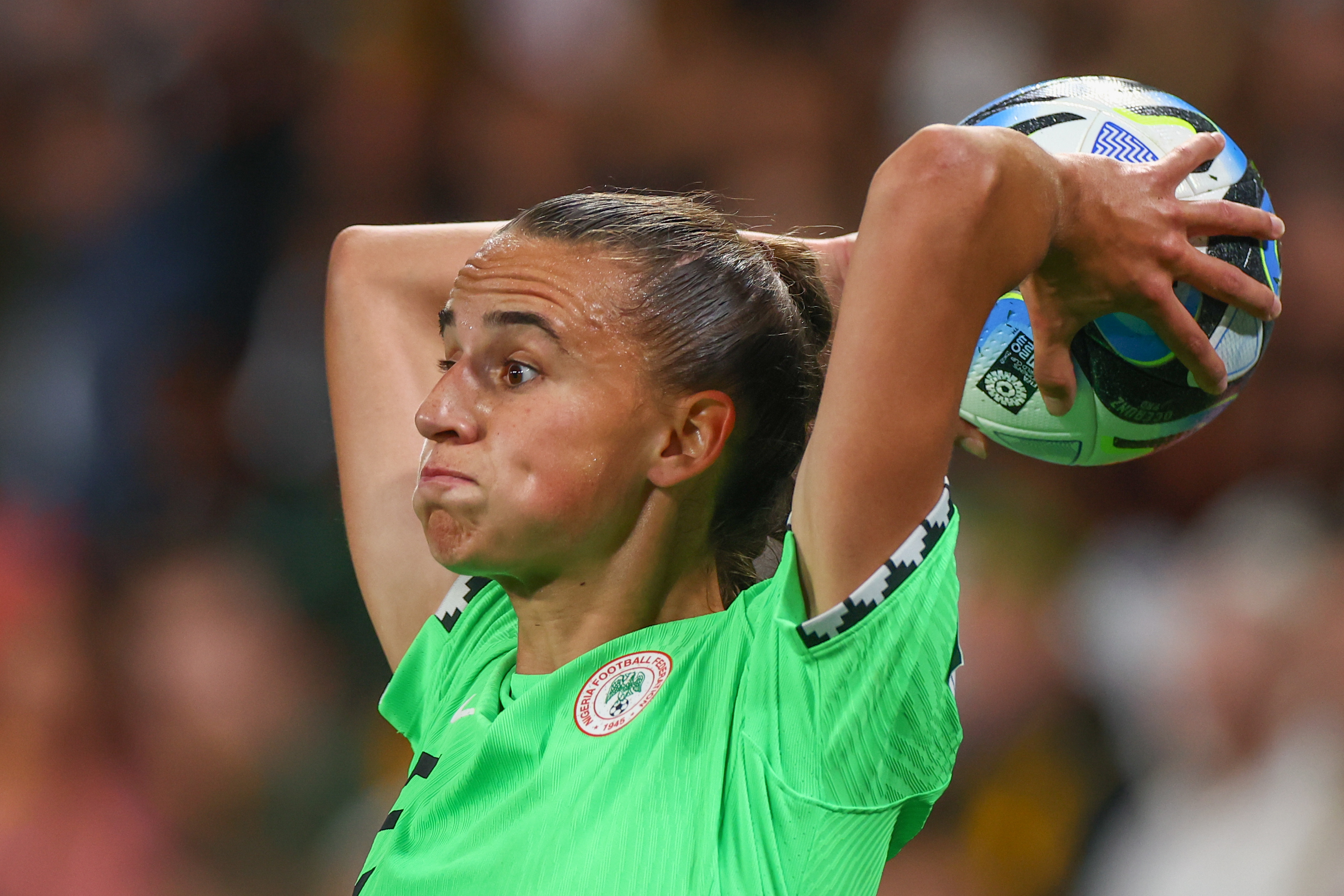Super Falcons star Ashleigh Plumptre brims with excitement after meeting Ons Jabeur in Riyadh