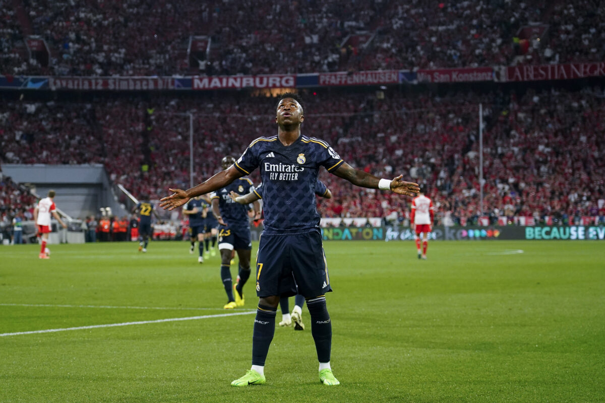 Pronostic Real Madrid – Bayern Munich : quelle cote pour un but de Vinicius ?