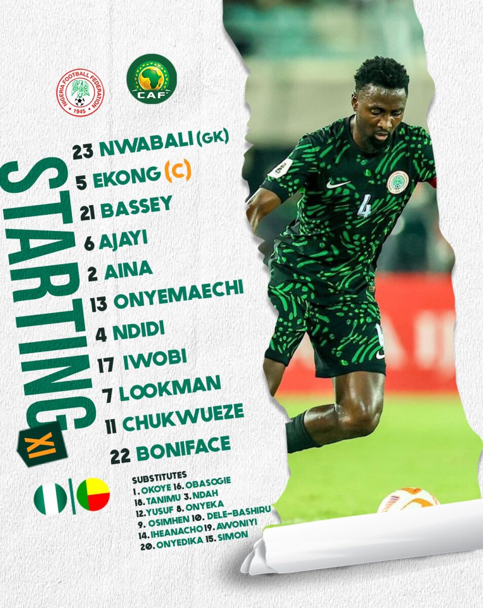 CAN 2025 (Q) : le Bénin coulé par le Nigeria et son duo de choc