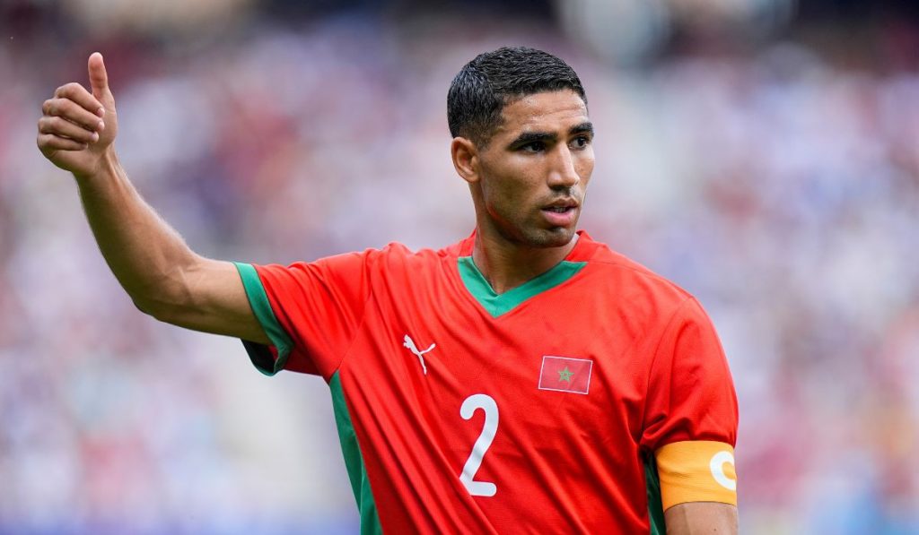 Achraf Hakimi est devenu un des leaders de l'équipe du Maroc