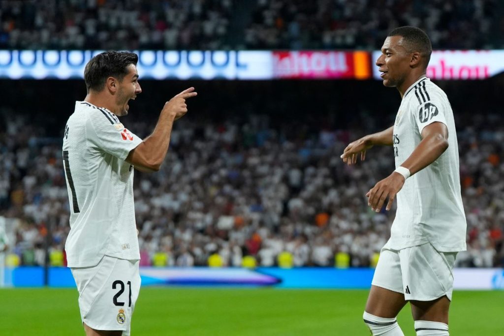 Brahim Diaz et Kylian Mbappé, septembre 2024