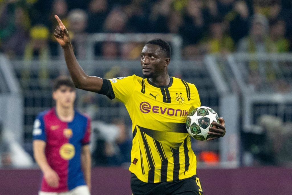 Avec un triplé contre le Barça en quarts de finale retour de Ligue des champions, Serhou Guirassy a empoché plusieurs records d'un coup d'un seul avec le Borussia Dortmund