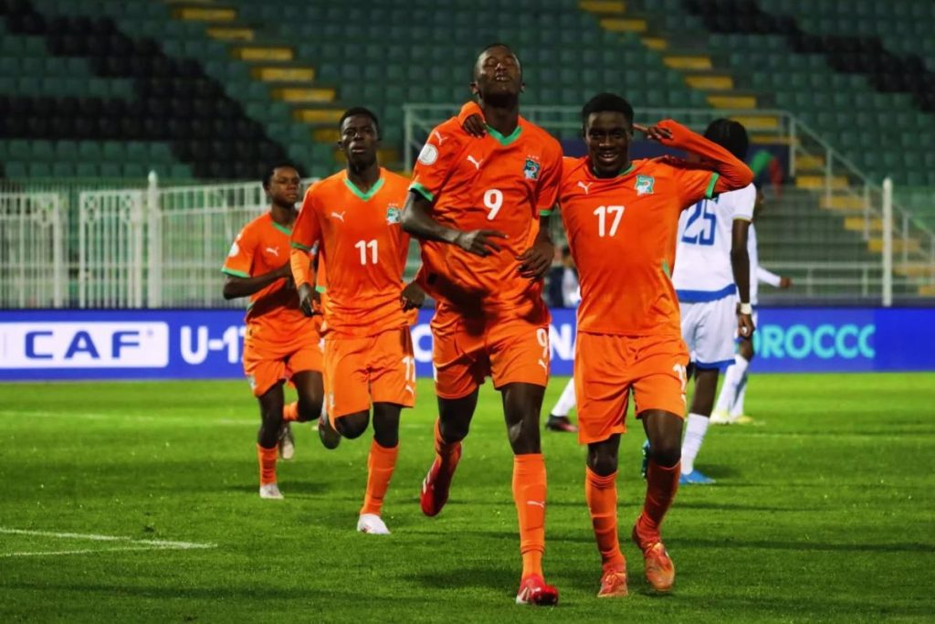 CAN U17 : quadruplé, jeu, set et match… la Côte d'Ivoire cartonne la Centrafrique
