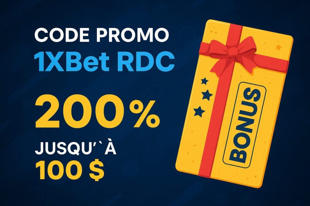 code promo bookmaker 1xBet RDC