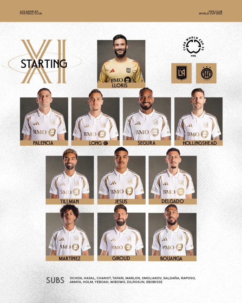 Compo Los Angeles FC contre Espérance Tunis
