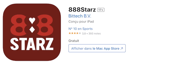 Créez un compte avec le code promo 888starz sur l'appli mobile