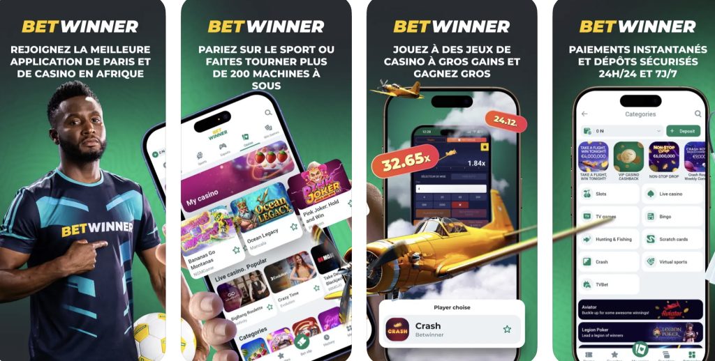 Téléchargez l'application Betwinner iOS