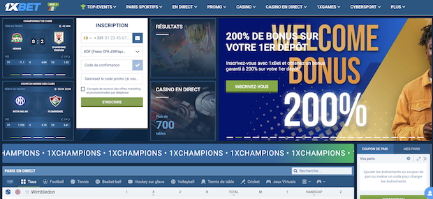 1xBet est une référence du pari sportif en Côte d'Ivoire