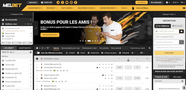 Melbet est l'un des bookmakers avec le bonus de bienvenue le plus agressif en Côte d'Ivoire