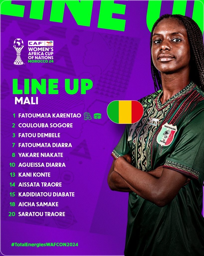 Compo Mali féminin contre Tanzanie