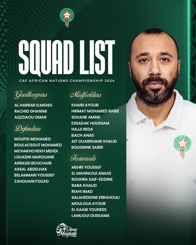 Liste Maroc CHAN 2025