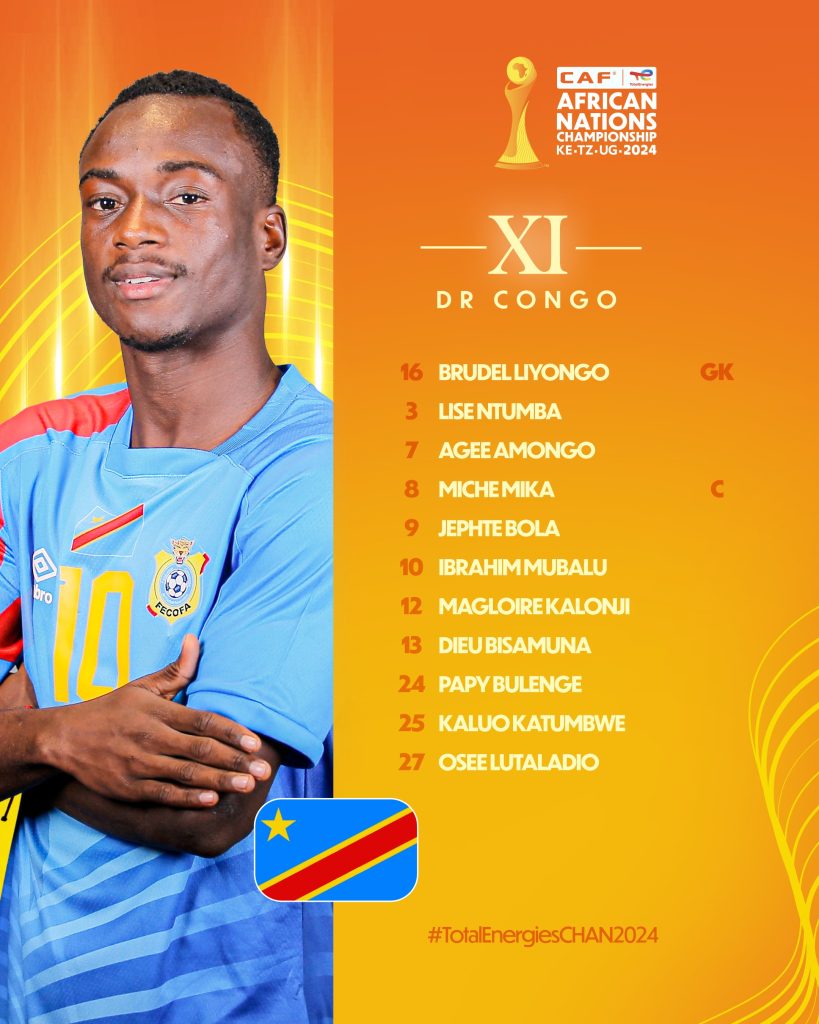 Compo RDC A’ contre Kenya A’ CHAN 2025