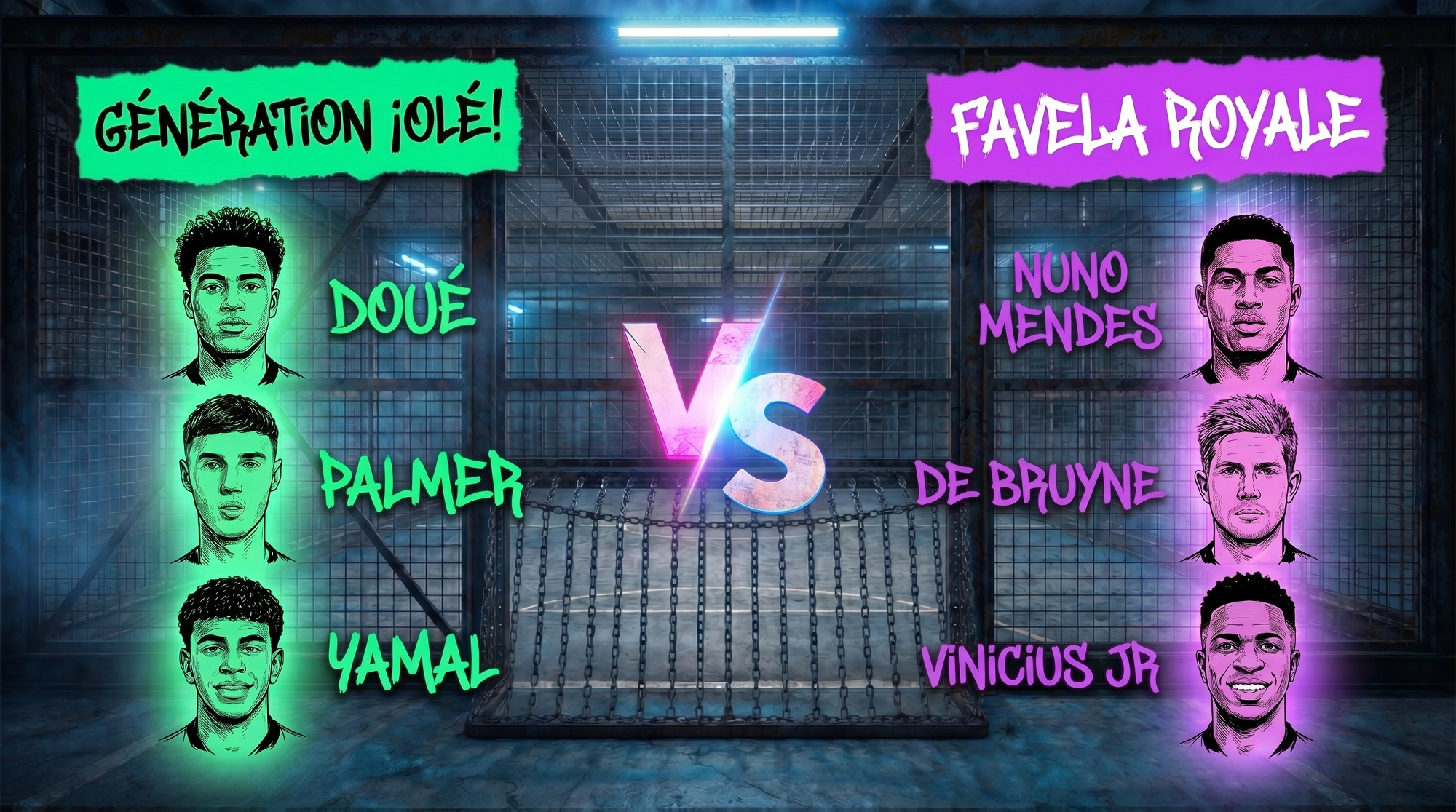 La Cage : Doué, Yamal et la Generation ¡Olé! vont-ils sortir indemnes de la Favela Royale de Vinicius ?