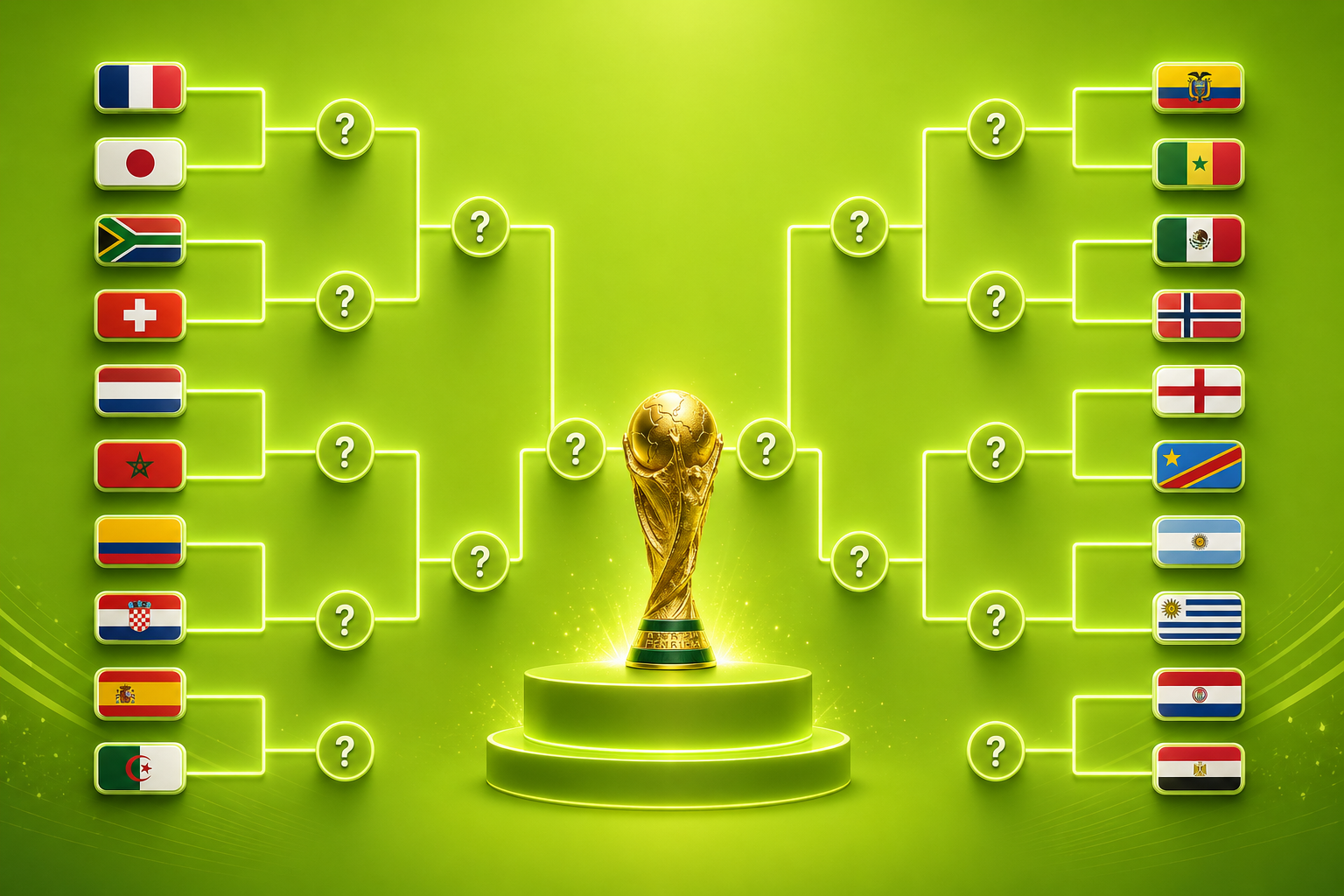 Simulez le parcours de votre sélection à la Coupe du monde 2026 !