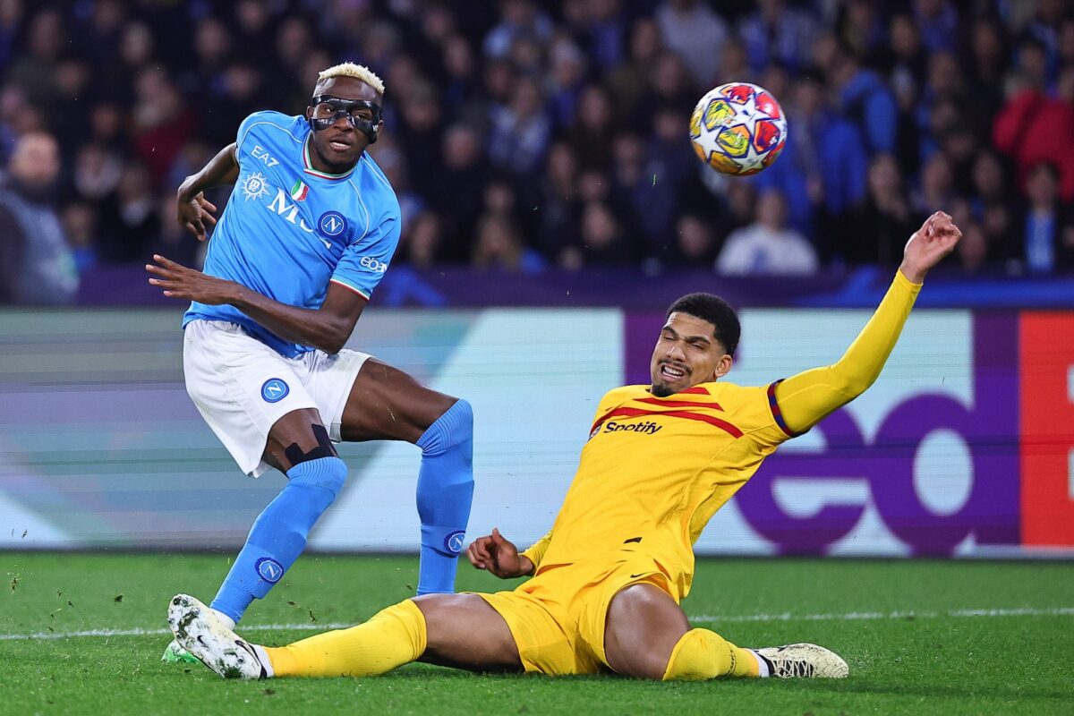 Osimhen strike keeps Napoli alive in Champions League last 16 vs Barcelona        