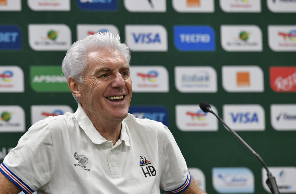 Hugo Broos satisfied with Bafana Bafana’s performance against Super Eagles