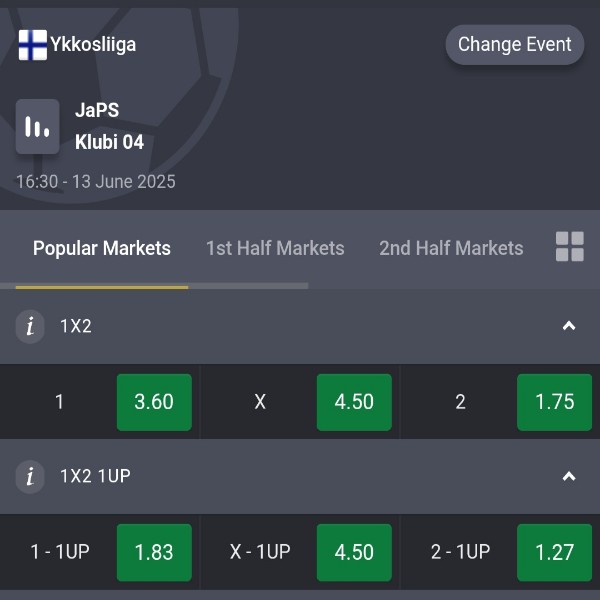 Bet of the day: 13/06/2025
