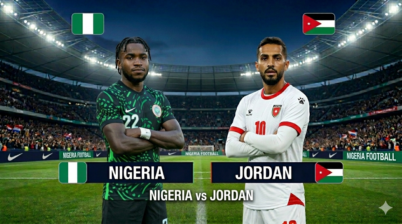 Where to watch Jordan vs Nigeria live: TV coverage, streaming & kick-off guide of Super Eagles’ next match