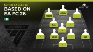 What is Super Eagles best XI based purely on EA Sports FC 26 ratings?