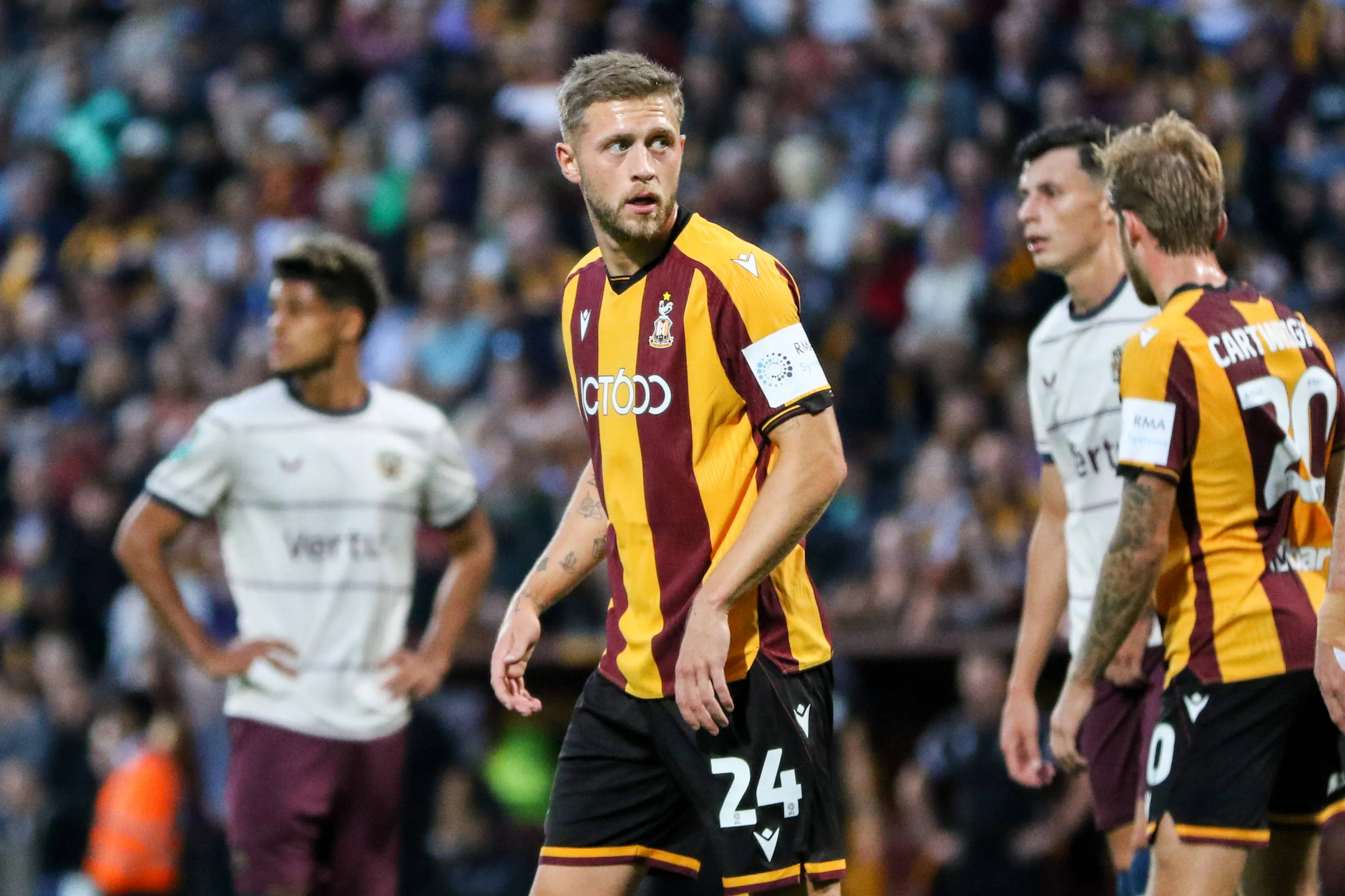 Will Swan of Bradford City.