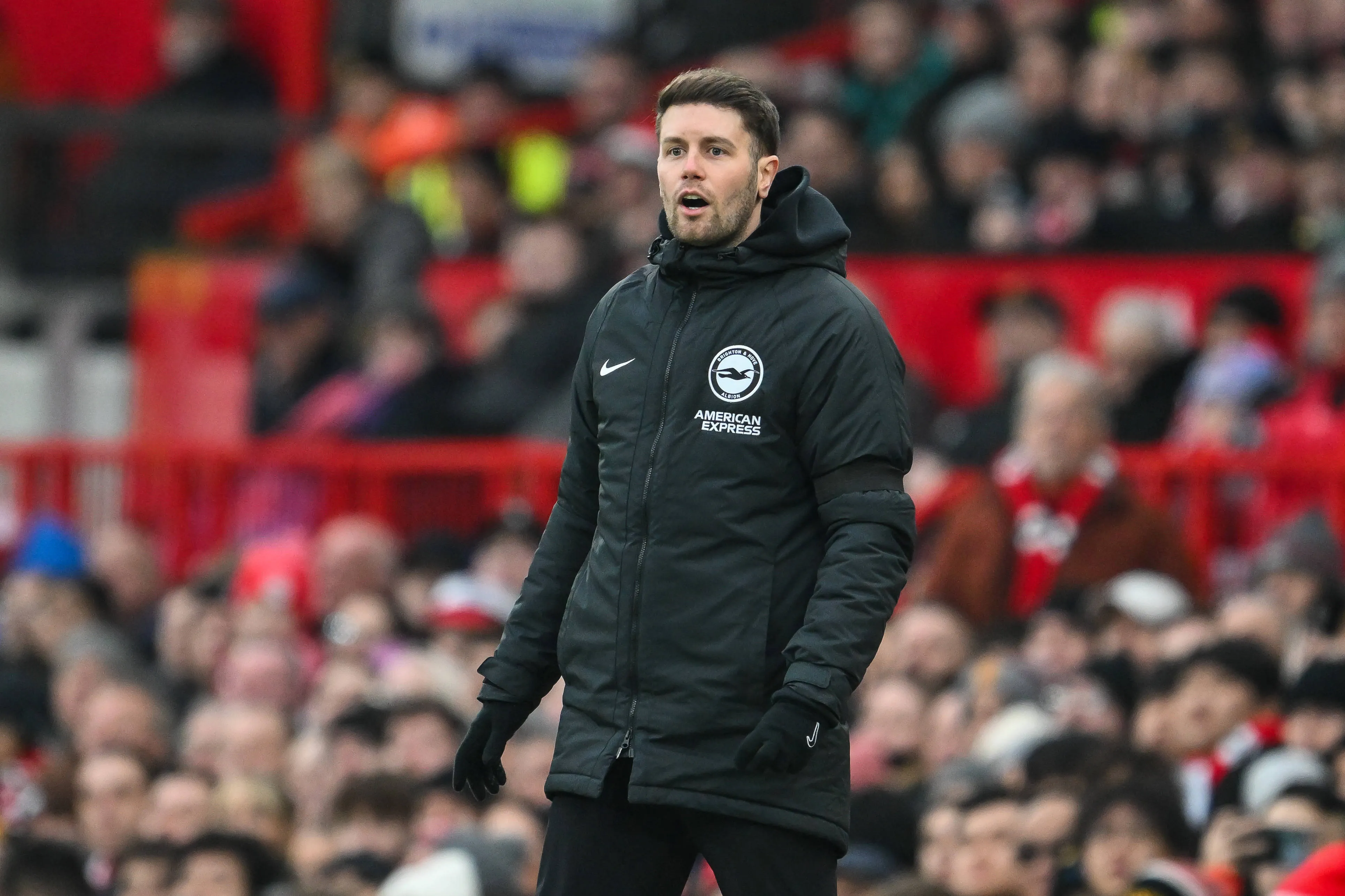 Brighton and Hove Albion Head coach Fabian Hurzeler