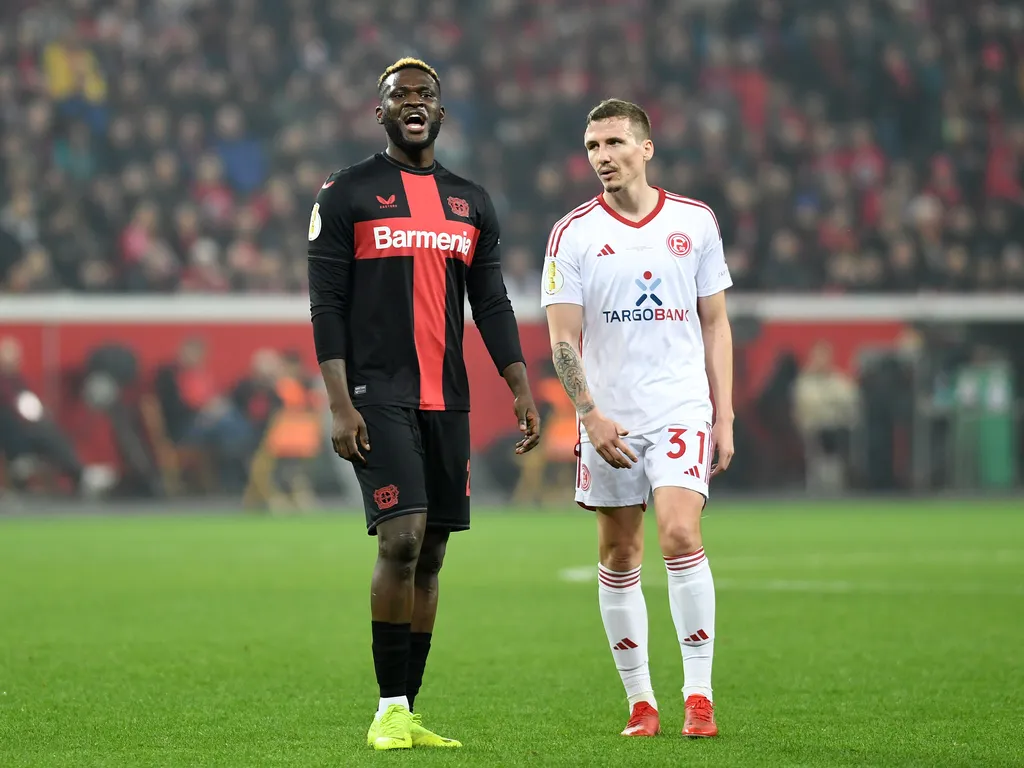 Boniface makes injury return as Leverkusen cruise into German Cup final
