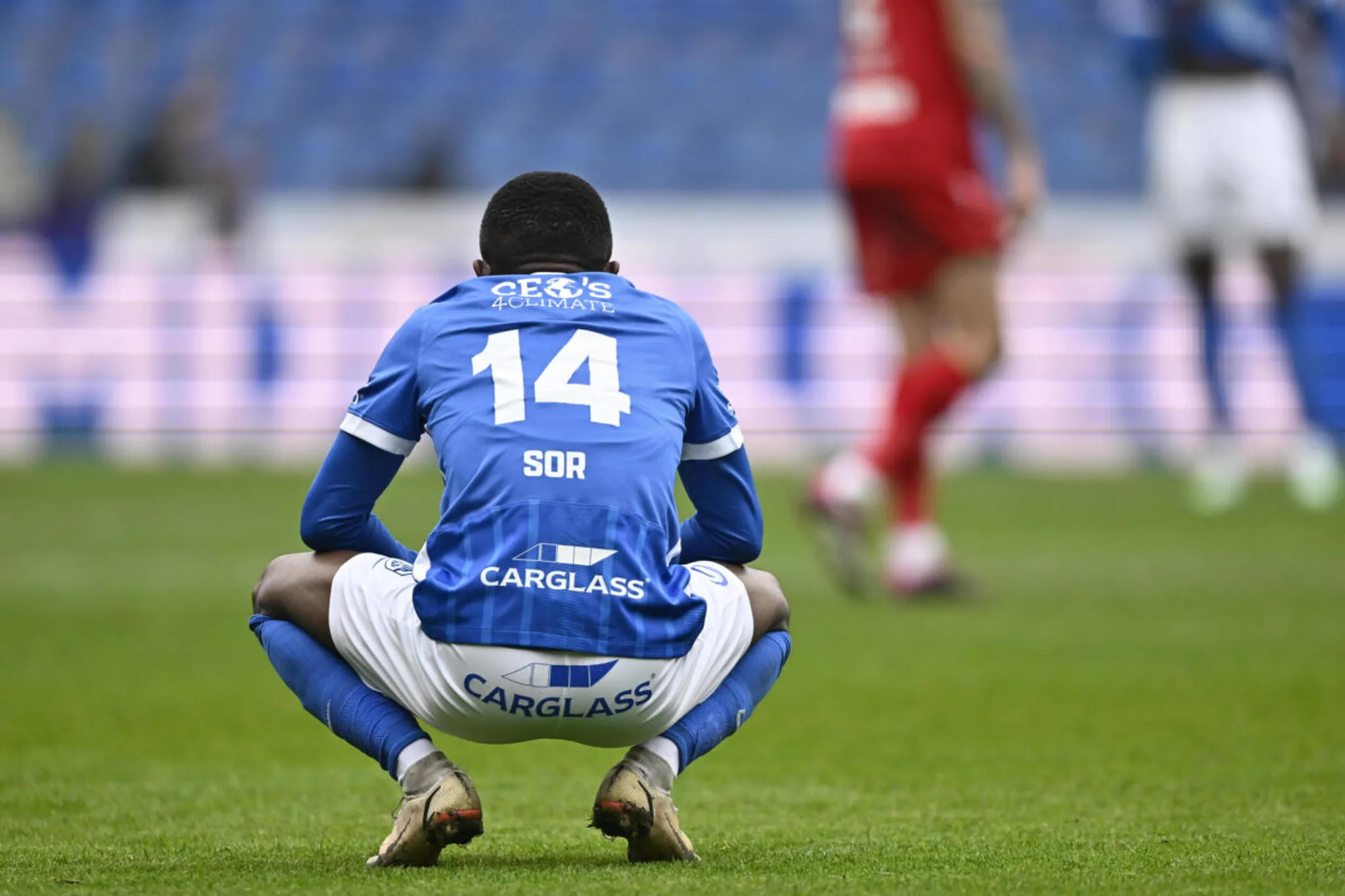 Nigerian forward out for the rest of the season at Genk