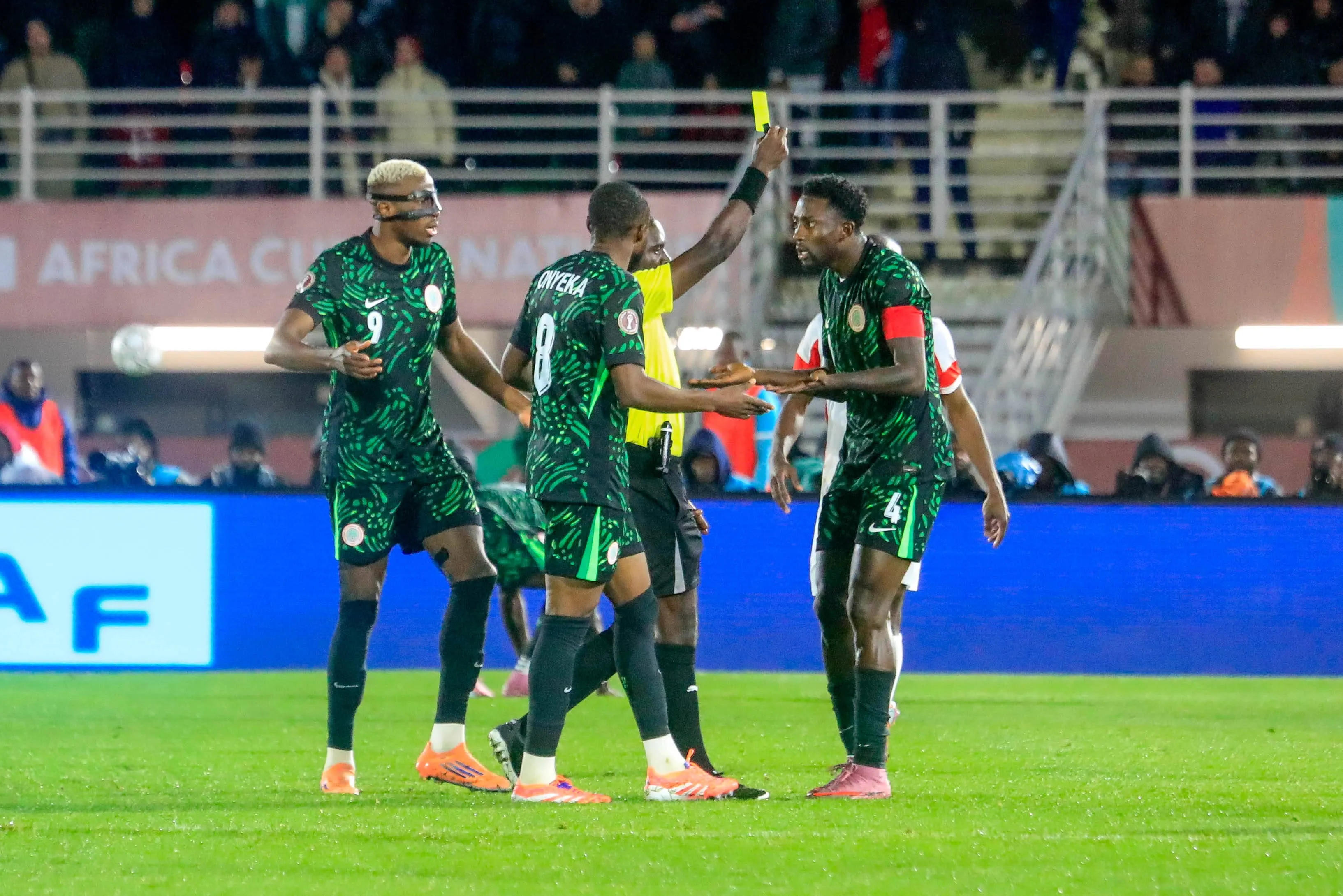 Super Eagles stars Osimhen, Onyeka, Ndidi