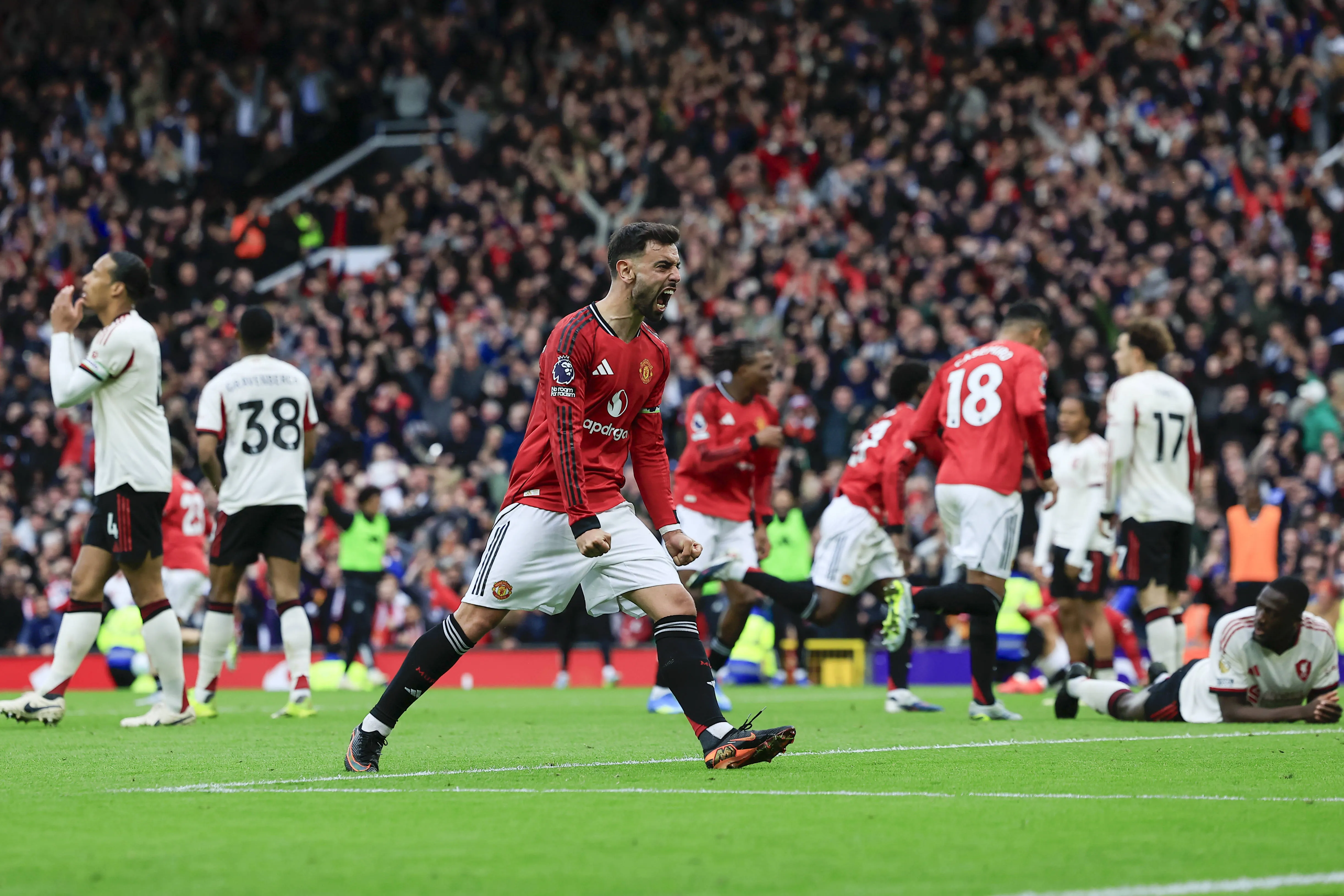 Manchester United star Bruno Fernandes