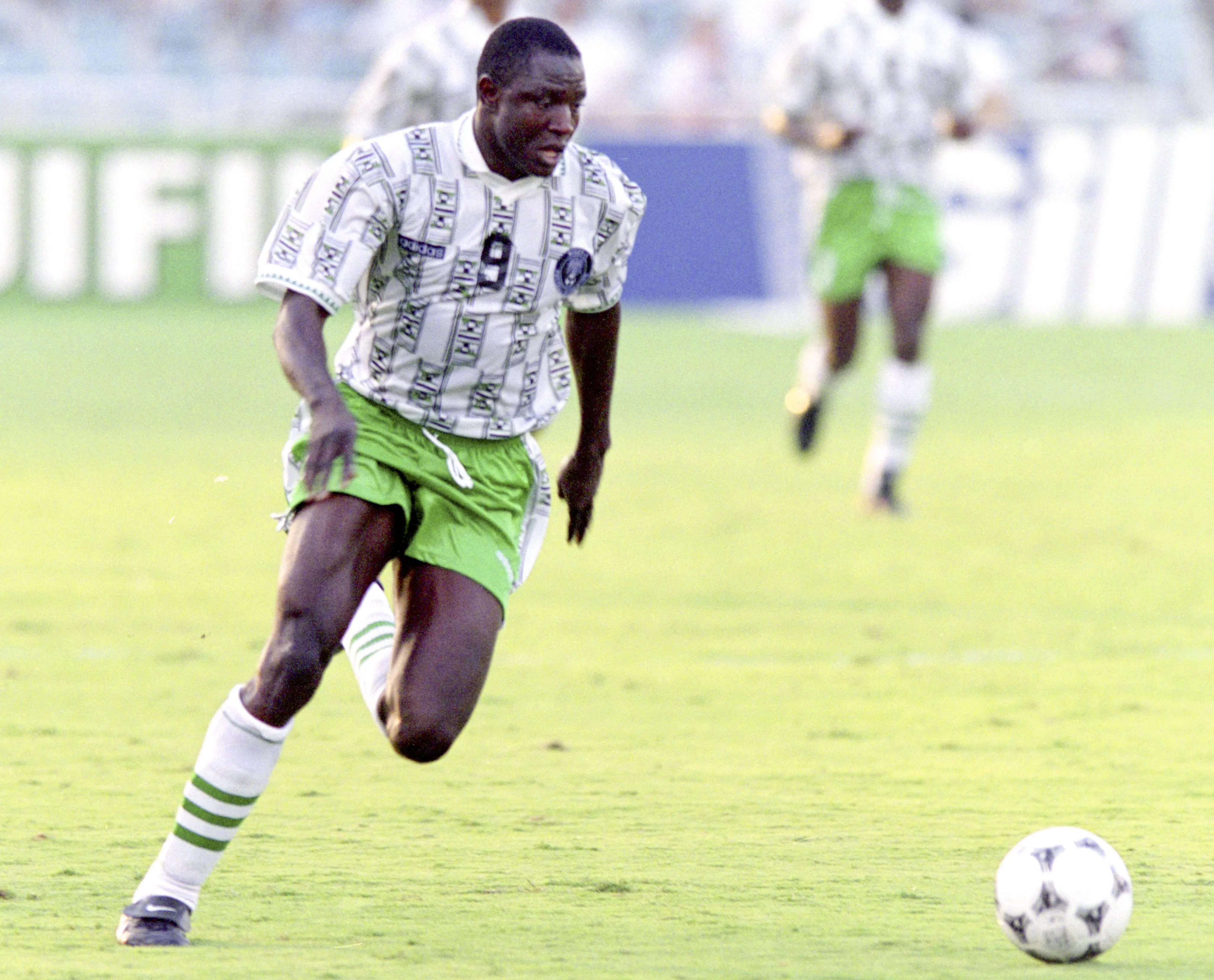 Legendary Super Eagles striker Rashidi Yekini 