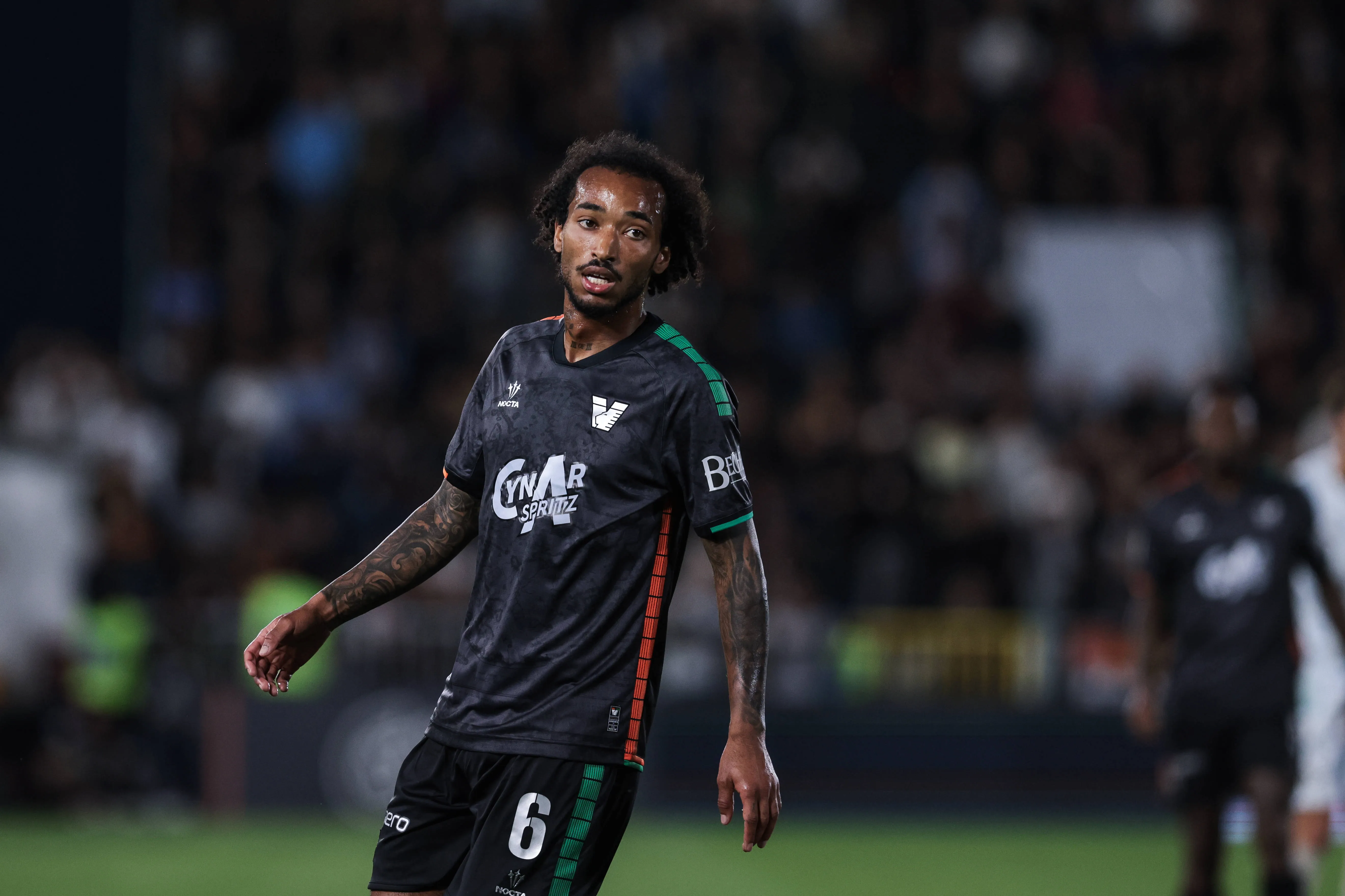 Gianluca Busio of Venezia FC is in action during the Serie B football match between Venezia FC and Palermo FC at Pier Luigi Penzo Stadium in Venice, Italy, on May 8, 2026.