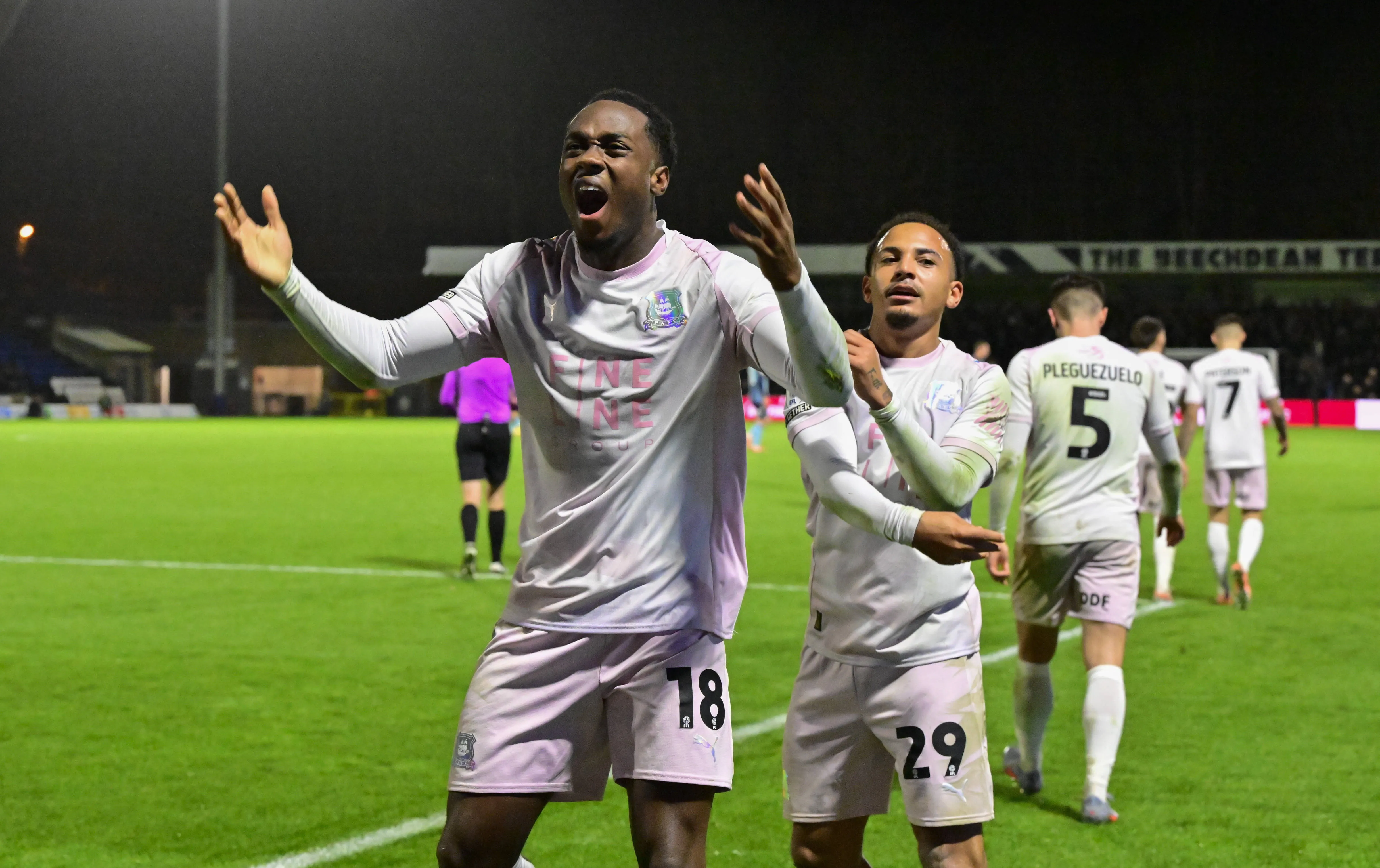 New Super Eagles and Plymouth Argyle striker Owen Oseni 