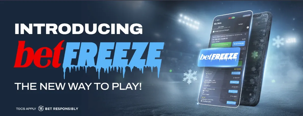 Bet9ja betFREEZE promotional banner