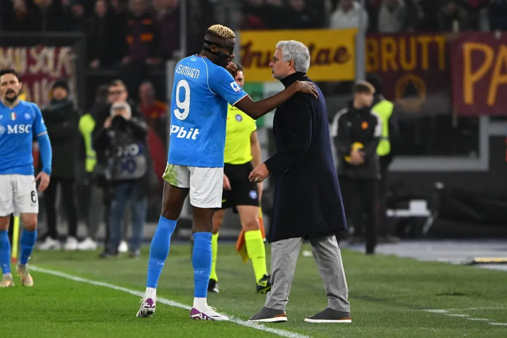 Victor Osimhen continues to fan flames of Jose Mourinho bromance