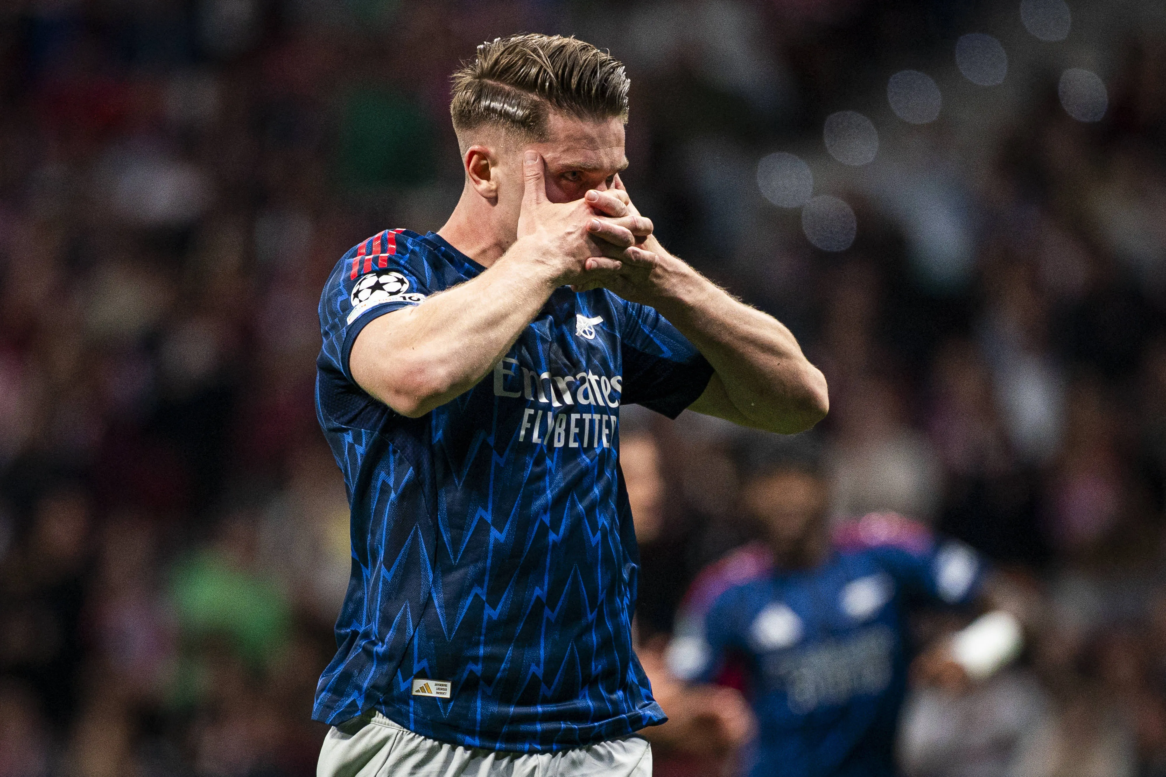 Arsenal's Viktor Gyokeres celebrates goal