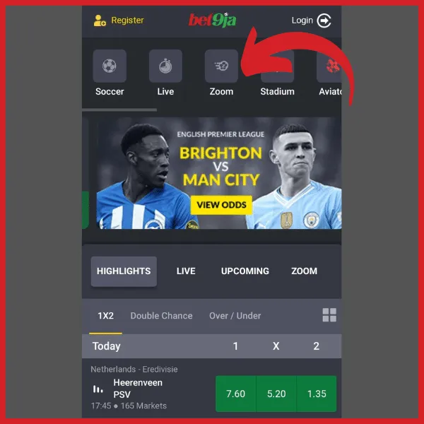 Bet9ja Zoom